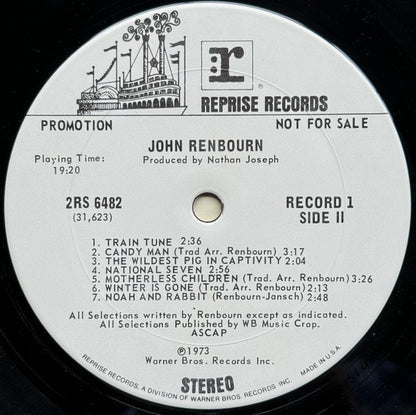 John Renbourn : John Renbourn (LP,Compilation,Promo,Stereo)