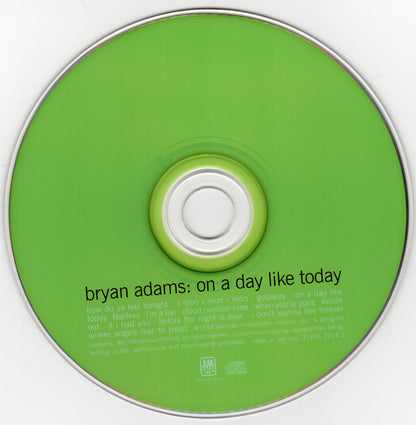 Bryan Adams : On A Day Like Today (Album)