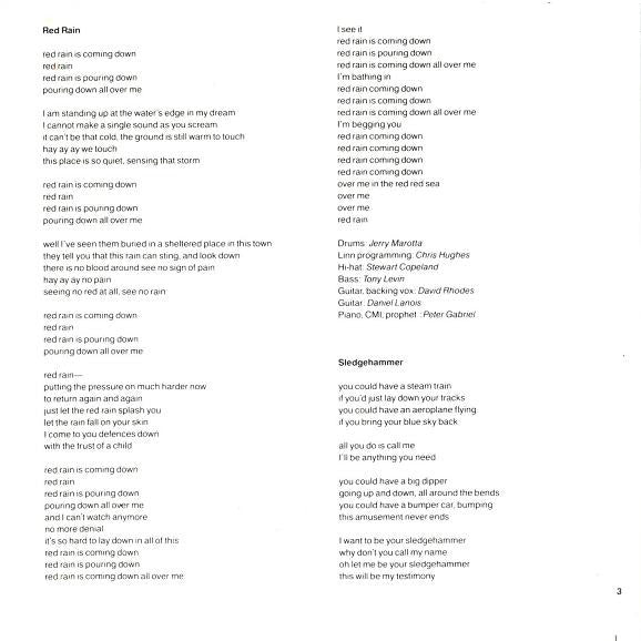 Peter Gabriel : So (Album)