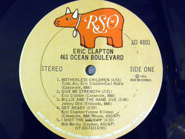 Eric Clapton : 461 Ocean Boulevard (LP,Album)