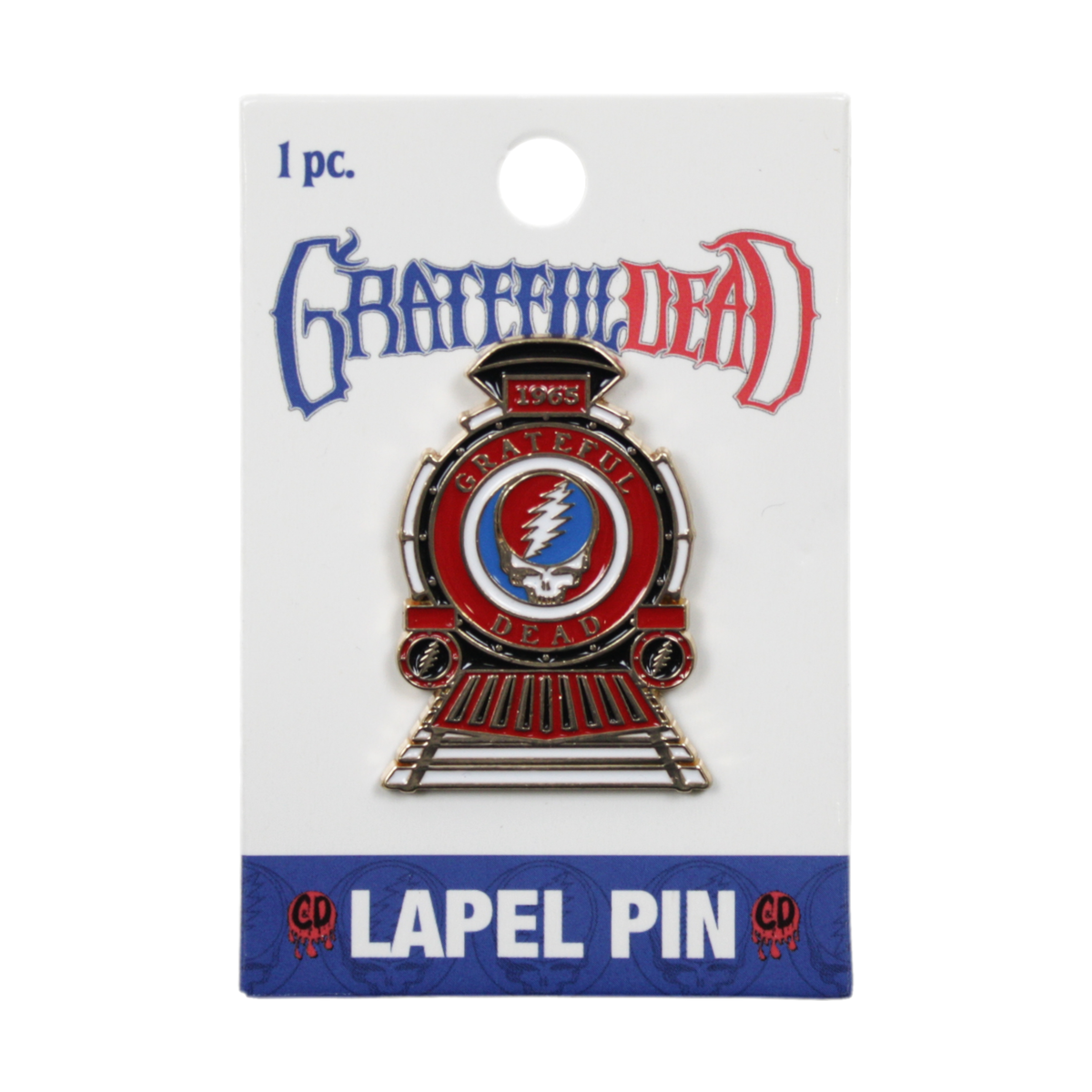 Enamel Pin - Grateful Dead - Train - 1960s Rock Music Band