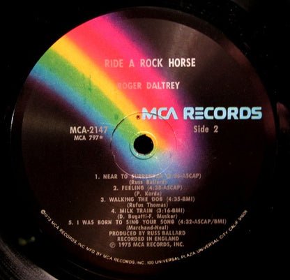 Roger Daltrey : Ride A Rock Horse (LP,Album)