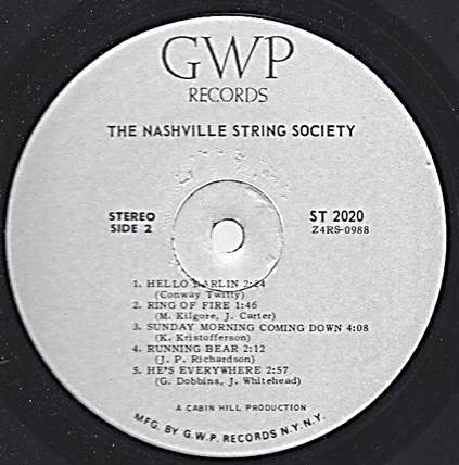 Nashville String Society, The : The Nashville String Society (LP,Album)