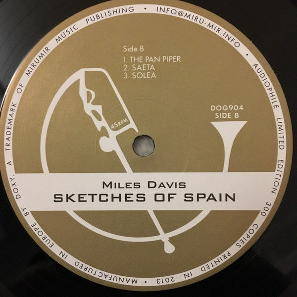 Miles Davis : Sketches Of Spain (LP,Album,Limited Edition,Numbered,Reissue,Remastered,Stereo)