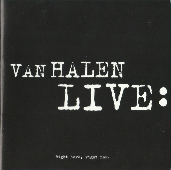 Van Halen : Live: Right Here, Right Now. (Album,Club Edition,Reissue)