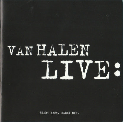 Van Halen : Live: Right Here, Right Now. (Album,Club Edition,Reissue)