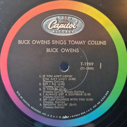 Buck Owens : Buck Owens Sings Tommy Collins (LP,Album,Mono)