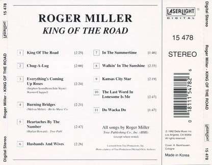 Roger Miller : King Of The Road: The Best Of Roger Miller (Stereo,Compilation)