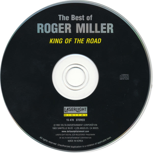 Roger Miller : King Of The Road: The Best Of Roger Miller (Stereo,Compilation)