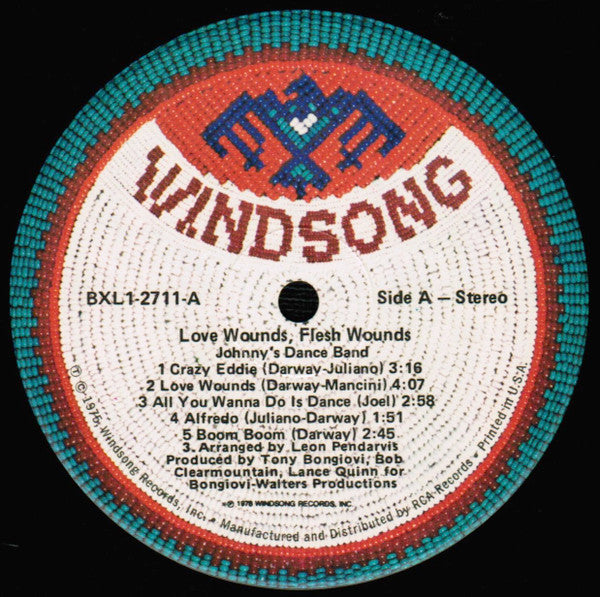Johnny's Dance Band : Love Wounds, Flesh Wounds (LP,Album)