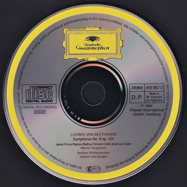 Ludwig Van Beethoven - Herbert Von Karajan - Berliner Philharmoniker : Symphonie No. 9 (Album)