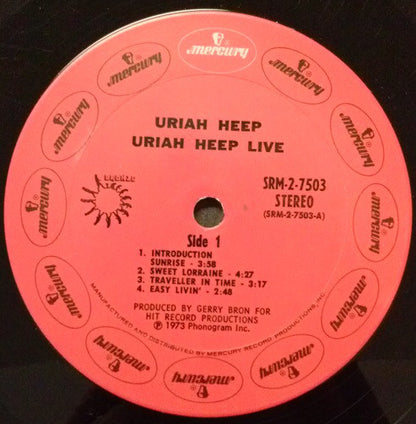 Uriah Heep : Uriah Heep Live (LP,Album)