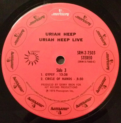Uriah Heep : Uriah Heep Live (LP,Album)