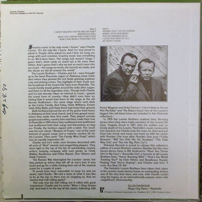 Louvin Brothers, The : I Don't Believe You've Met My Baby (LP,Compilation,Reissue)