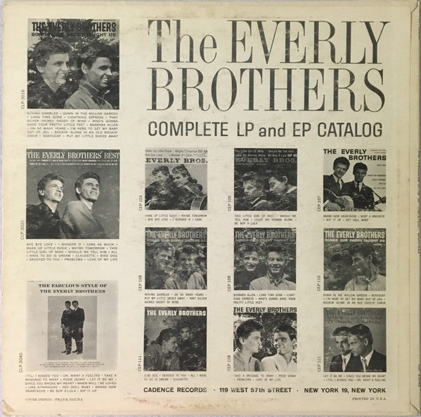 Everly Brothers : The Fabulous Style Of The Everly Brothers (LP,Compilation,Stereo)