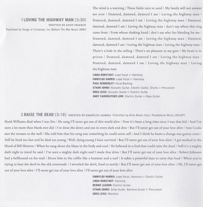 Linda Ronstadt and Emmylou Harris : Western Wall - The Tucson Sessions (Album)