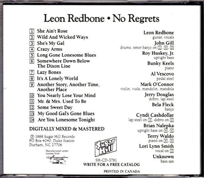 Leon Redbone : No Regrets (Album,Repress)