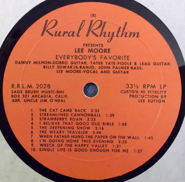 Lee Moore (4) : Everybody's Favorite (LP,Album)