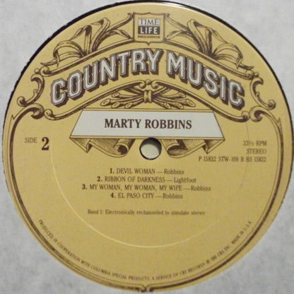 Marty Robbins : Country Music (LP,Compilation,Stereo)
