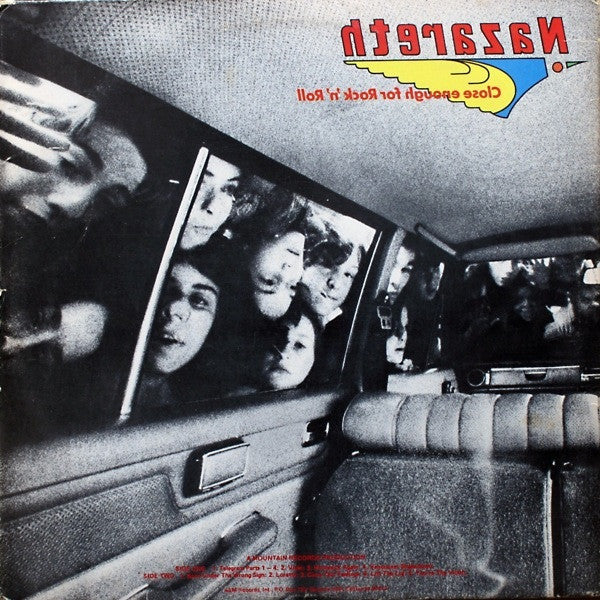 Nazareth (2) : Close Enough For Rock 'N' Roll (LP,Album)