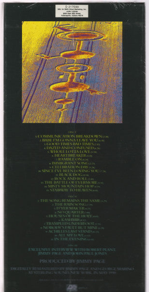 Led Zeppelin : Remasters (Compilation,Club Edition,Reissue,Remastered)