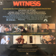 Maurice Jarre : Witness (Original Motion Picture Soundtrack) (LP,Album)