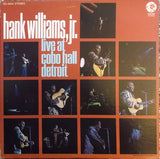 Hank Williams Jr. : Live At Cobo Hall Detroit (LP,Album,Club Edition)