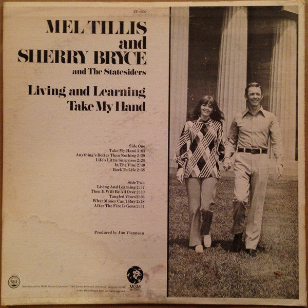Mel Tillis And Sherry Bryce And Statesiders (2), The : Living And Learning / Take My Hand (LP,Album)