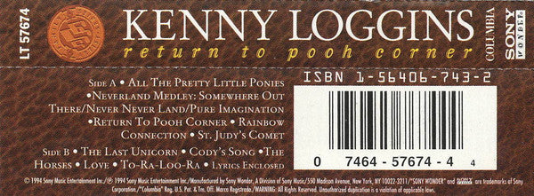 Kenny Loggins : Return To Pooh Corner (Album)
