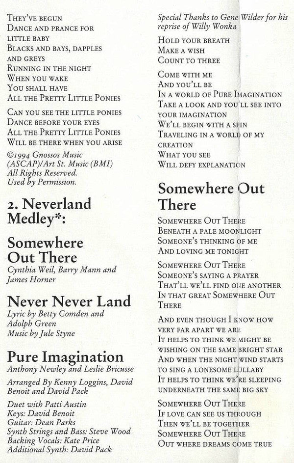 Kenny Loggins : Return To Pooh Corner (Album)