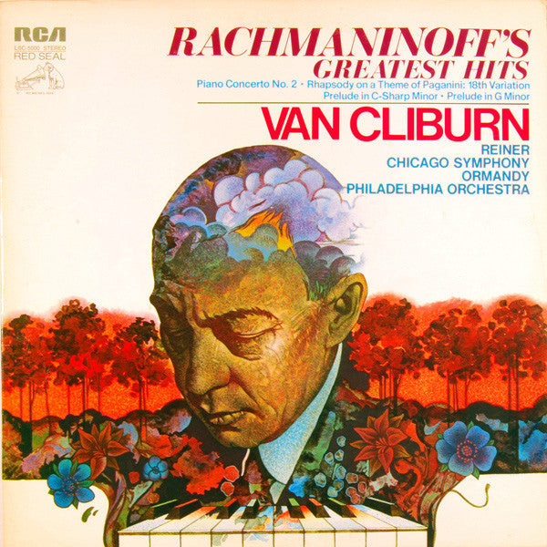 Sergei Vasilyevich Rachmaninoff, Van Cliburn, Fritz Reiner, Chicago Symphony Orchestra, Eugene Ormandy, Philadelphia Orchestra, The : Rachmaninoff's Greatest Hits (LP,Compilation,Reissue)