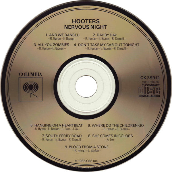 Hooters, The : Nervous Night (Album)