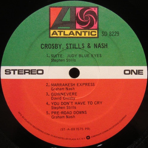 Crosby, Stills & Nash : Crosby, Stills & Nash (LP,Album,Repress,Stereo)