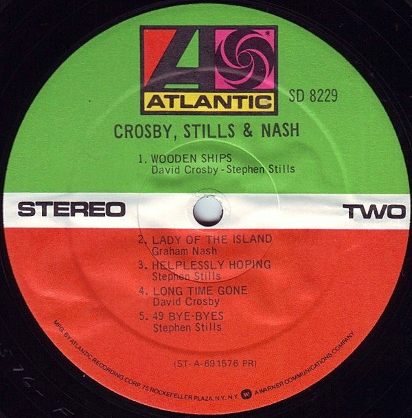 Crosby, Stills & Nash : Crosby, Stills & Nash (LP,Album,Repress,Stereo)