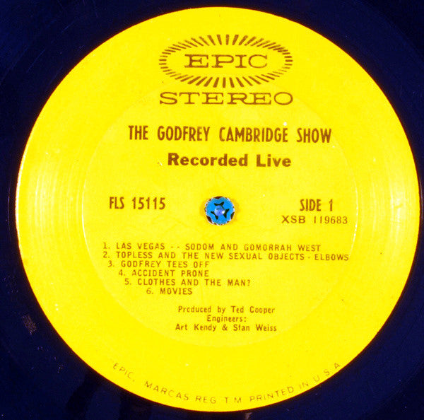 Godfrey Cambridge : The Godfrey Cambridge Show: Recorded Live At The Aladdin, Las Vegas (LP)