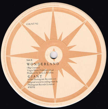 Big Country : Wonderland (12",45 RPM,Single)