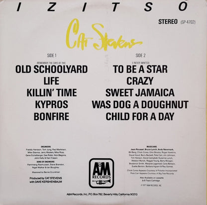 Cat Stevens : Izitso (LP,Album)