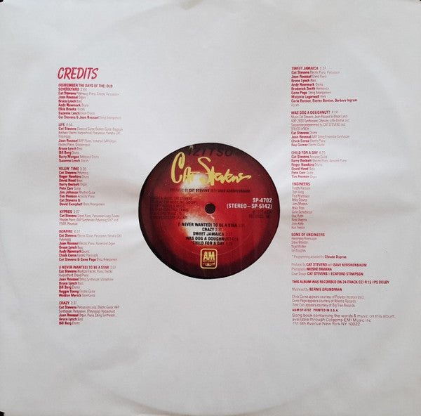 Cat Stevens : Izitso (LP,Album)