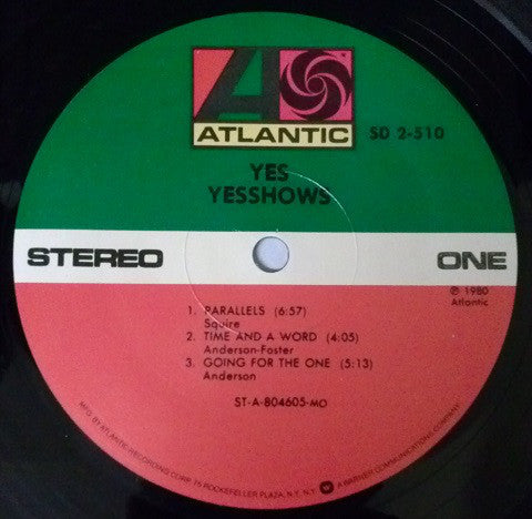 Yes : Yesshows (LP,Album)