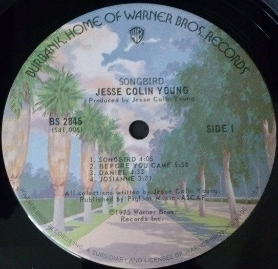Jesse Colin Young : Songbird (LP,Album)