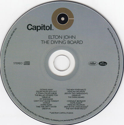 Elton John : The Diving Board (Album,Deluxe Edition)