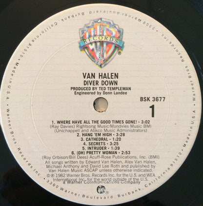 Van Halen : Diver Down (LP,Album,Club Edition)