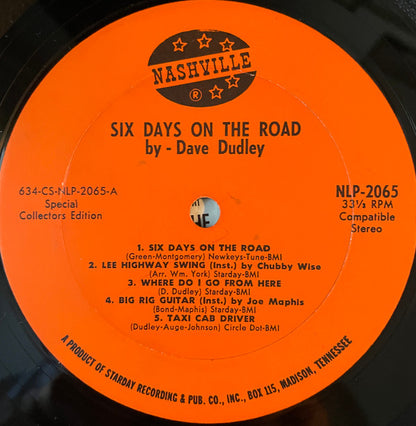Dave Dudley : Six Days On The Road (LP)