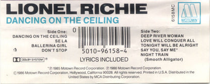 Lionel Richie : Dancing On The Ceiling (Album)