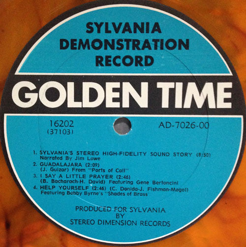 Jim Lowe (2), Various : Sylvania Stereo's High-Fidelity Sound Story (LP,Promo)