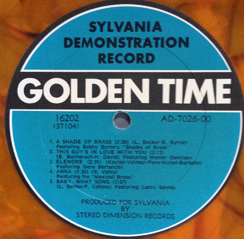Jim Lowe (2), Various : Sylvania Stereo's High-Fidelity Sound Story (LP,Promo)