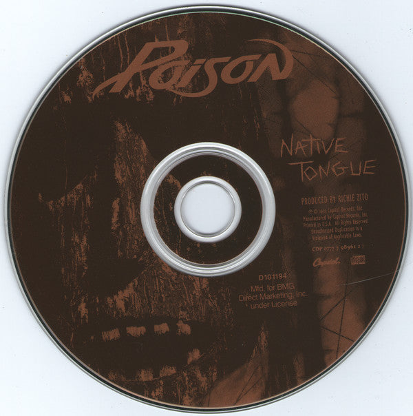 Poison (3) : Native Tongue (Album,Club Edition)
