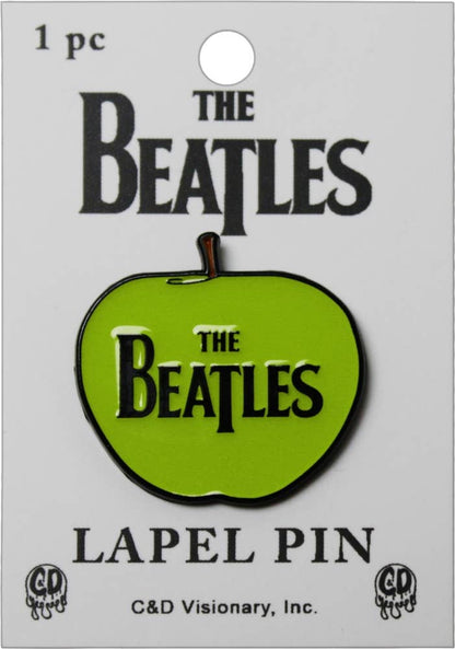 Enamel Pin - The Beatles - Green Apple With Logo