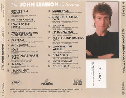 John Lennon : The John Lennon Collection (Compilation,Club Edition,Reissue)