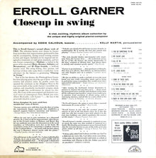 Erroll Garner : Closeup In Swing (LP,Album,Mono)